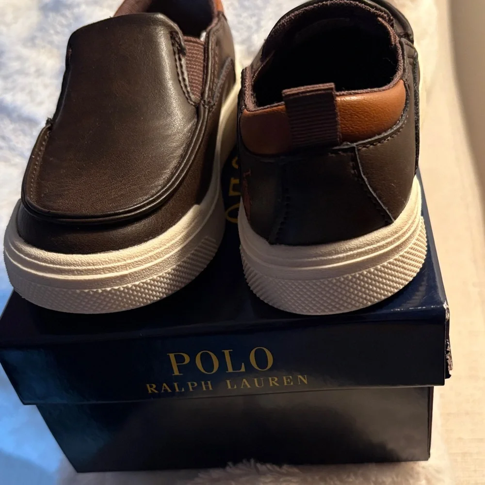 Polo by Ralph Lauren Kids Brown Moccasins